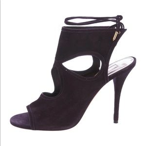 Aquazzura Sexy Thing 105 suede sandals